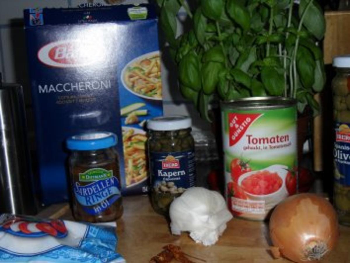 Maccheroni al Gusto in Tomaten-Sauce - Rezept - Bild Nr. 2