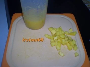 Rezept: Kokos-Mousse an Mangosauce Bild Nr. 3 Kokos-Mousse an Mangosauce - Rezept - Bild Nr. 3