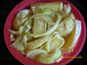 Eingelegter Magerkäse - Rezept