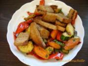 Lauwarmer Zucchinisalat - Rezept