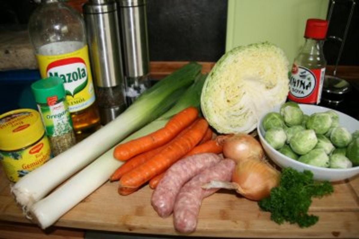 Suppe:Gemüsesuppe mit Klößen - Rezept - Bild Nr. 2