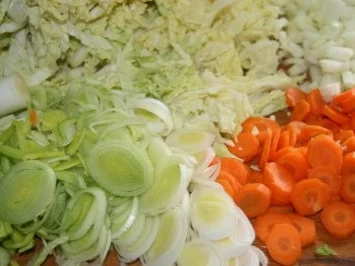 Rezept: Suppe:Gemüsesuppe mit Klößen Bild Nr. 3 Suppe:Gemüsesuppe mit Klößen - Rezept - Bild Nr. 3