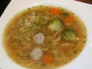 Suppe:Gemüsesuppe mit Klößen - Rezept