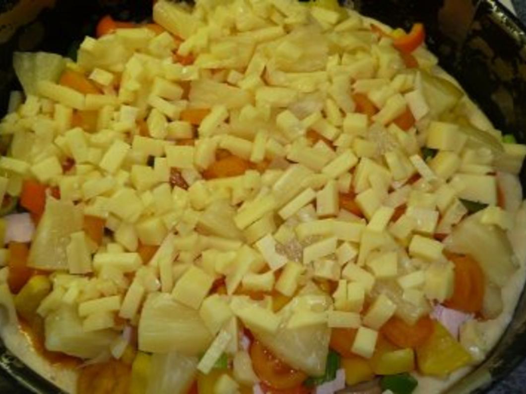 Pizza mit Quark Öl Teig - einfach - von Willmei