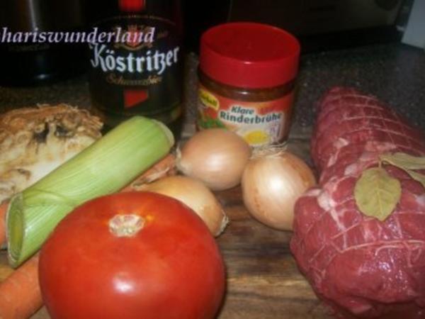 Rinderbraten in Biersoße ♥ ♥ ♥ - einfach - von shariswunderland