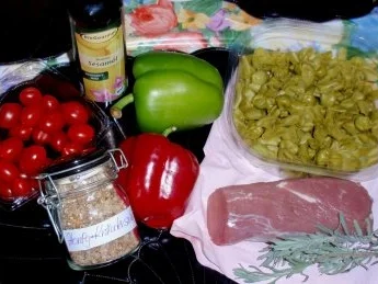 Gefüllte Spinatnudeln mit Schweinefilet auf Tomaten-Paprikasoße - Rezept - Bild Nr. 2