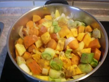 Rezept: Feine Kürbis-Ingwer Suppe Bild Nr. 3 Feine Kürbis-Ingwer Suppe - Rezept - Bild Nr. 3