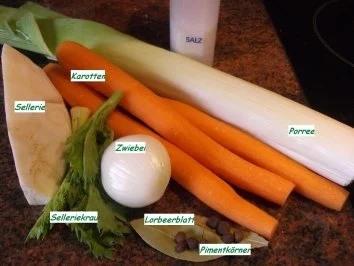 Rezept: Suppe: RINDFLEISCHBRÜHE..... frisch gekocht Bild Nr. 3 Suppe: RINDFLEISCHBRÜHE..... frisch gekocht - Rezept - Bild Nr. 3