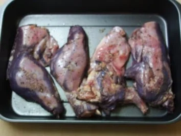 Rezept: Fleischgerichte:Kaninchenbraten Bild Nr. 13 Fleischgerichte:Kaninchenbraten - Rezept - Bild Nr. 13