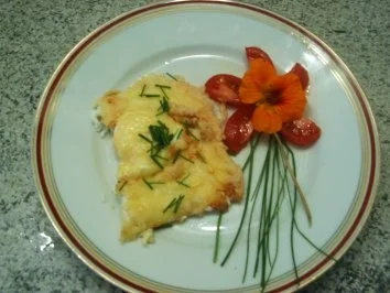 Überbackene Käseeier - Rezept