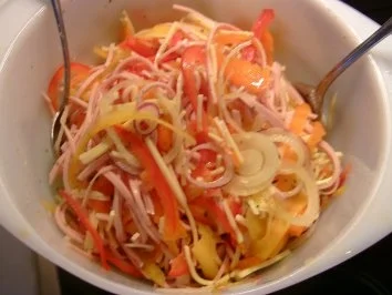 Rheinischer Wurstsalat nach Oma´s Art - Rezept