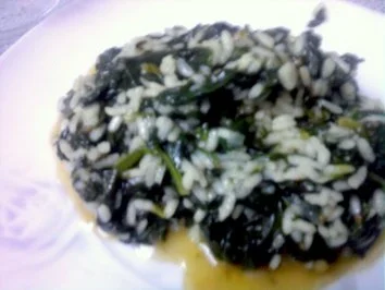 "Spanakoruzo"-Spinat-Reis - Rezept