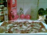 Tomaten-Lasagne mit Pesto und Schinken - Rezept