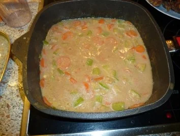 Fleischspieß mit Gemüsenudeln - Rezept - Bild Nr. 4