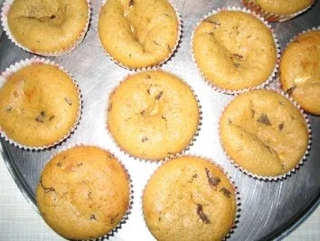 Cappuccino-Schokoladen-Muffins mit Frischkäsefüllung - Rezept