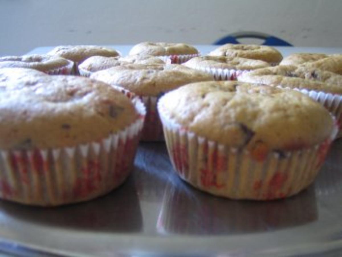 Cappuccino-Schokoladen-Muffins mit Frischkäsefüllung - Rezept - Bild Nr. 2