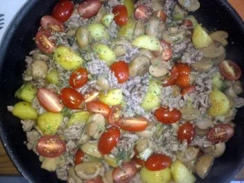 Rezept: Kartoffel-Hack-Pfanne Kartoffel-Hack-Pfanne - Rezept