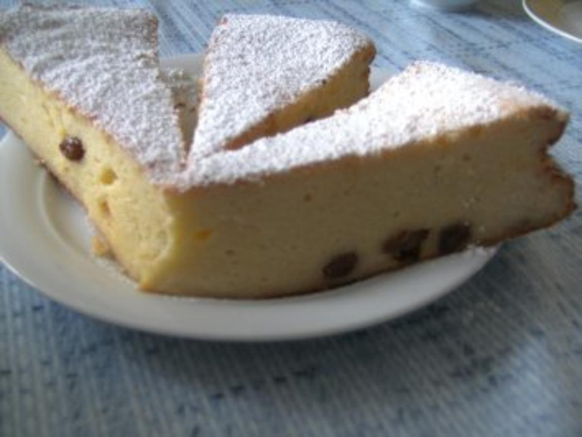 Käsekuchen  ohne Boden - Rezept