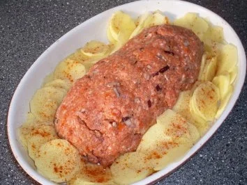 Hackbraten mit Kartoffeln - Rezept - Bild Nr. 2