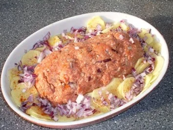 Hackbraten mit Kartoffeln - Rezept - Bild Nr. 3