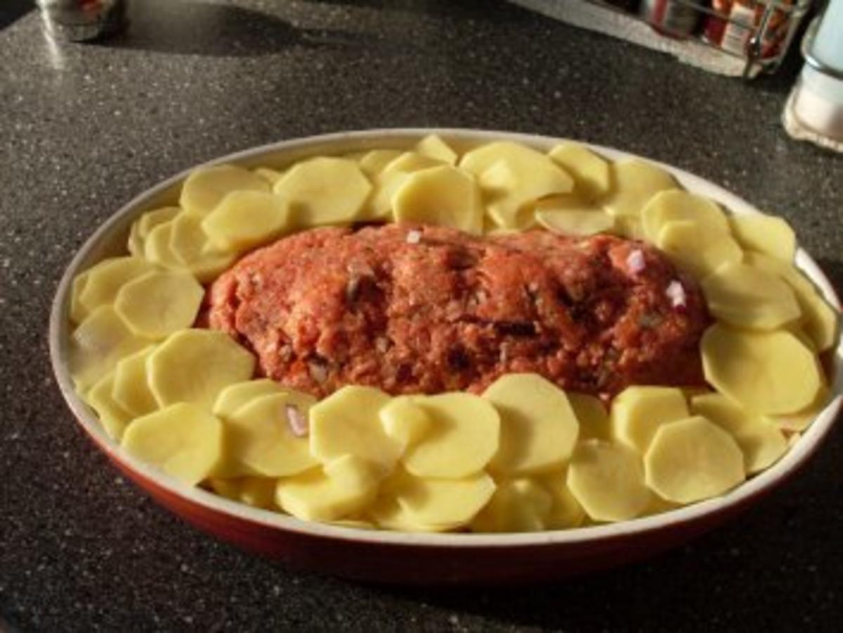 Hackbraten mit Kartoffeln - Rezept - Bild Nr. 5