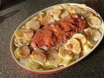 Hackbraten mit Kartoffeln - Rezept - Bild Nr. 6