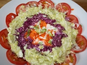 Bunter Rohkostsalat - Rezept