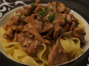 Geschnetzeltes in Pfifferling-Rahmsauce - Rezept