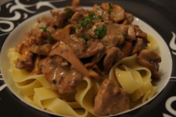 Geschnetzeltes in Pfifferling-Rahmsauce - Rezept - kochbar.de
