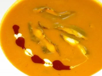 kürbissuppe mit Steinpilze - Rezept