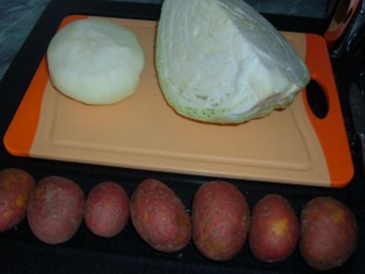 Gemüse : Weißkohl - Kohlrabi - Kartoffel -Topf - Rezept - Bild Nr. 2