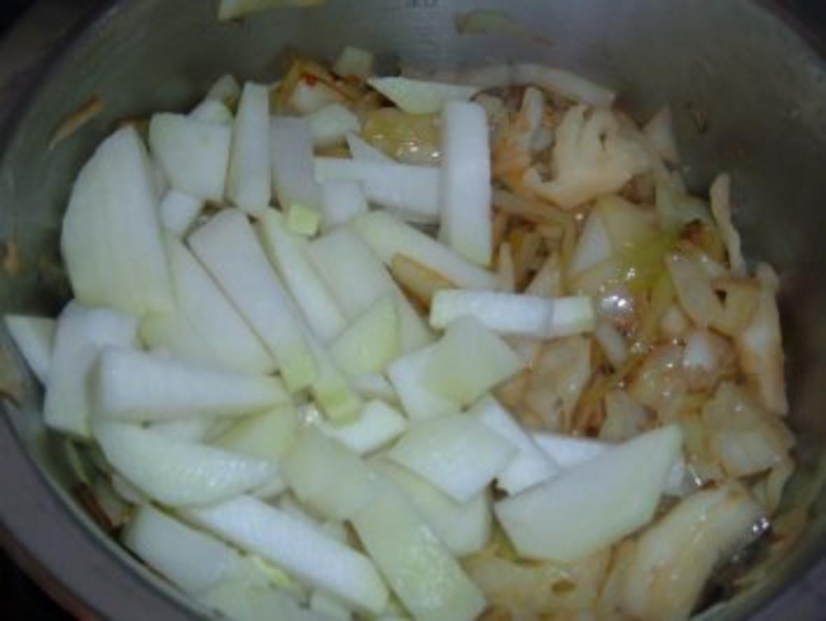 Gemüse : Weißkohl - Kohlrabi - Kartoffel -Topf - Rezept - Bild Nr. 3