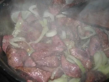 Rezept: Fleisch: Chilli - Lebertopf Bild Nr. 3 Fleisch: Chilli - Lebertopf - Rezept - Bild Nr. 3