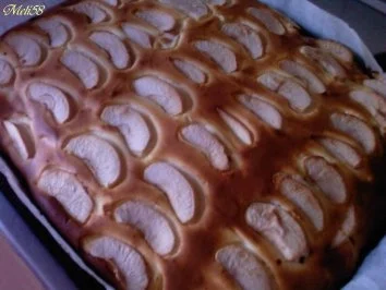 Backen: Apfelkuchen mit Quark - Rezept