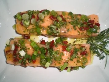 Mariniertes Lachsfilet - Rezept
