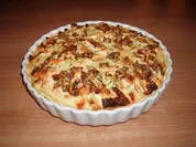 Gemüsequiche mit Lachs - Rezept