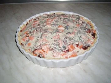 Gemüsequiche mit Lachs - Rezept - Bild Nr. 5