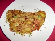 Rezept: Restverwertung = herzhaftes Omelett Restverwertung = herzhaftes Omelett - Rezept