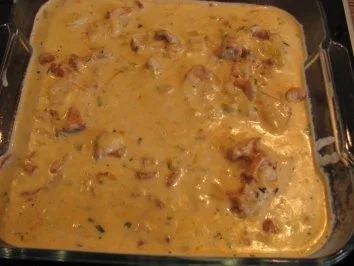 Rezept: "Hauptgericht" Puten-Pfifferling-Auflauf "Hauptgericht" Puten-Pfifferling-Auflauf - Rezept