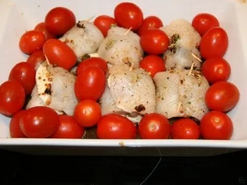 Rezept: Fisch: gebackene Schollenröllchen Bild Nr. 5 Fisch: gebackene Schollenröllchen - Rezept - Bild Nr. 5