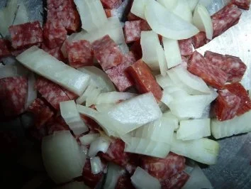 Rezept: Schweineschnitzel mit Stampfkartoffeln an dicken Böhnchen in Rahm Bild Nr. 5 Schweineschnitzel mit Stampfkartoffeln an dicken Böhnchen in Rahm - Rezept - Bild Nr. 5