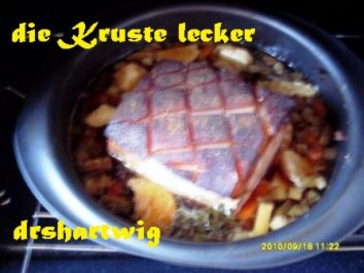 Hauptgericht~Krustenbraten mitRahm Porree u. Champigons im Ultra - Rezept - Bild Nr. 3