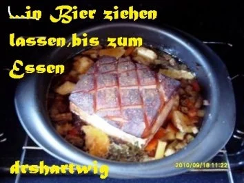 Hauptgericht~Krustenbraten mitRahm Porree u. Champigons im Ultra - Rezept - Bild Nr. 4