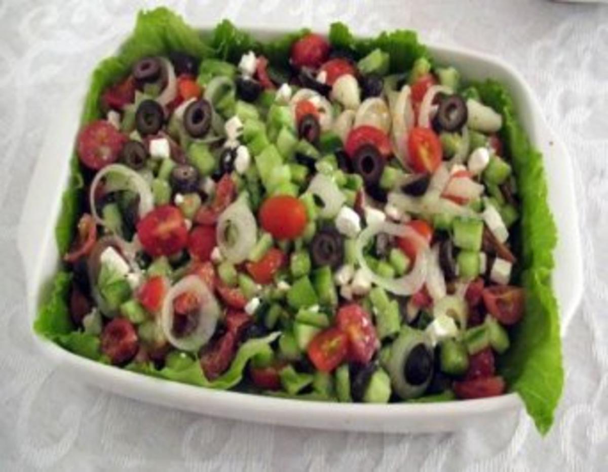 Griechischer Salat - Rezept mit Bild - kochbar.de