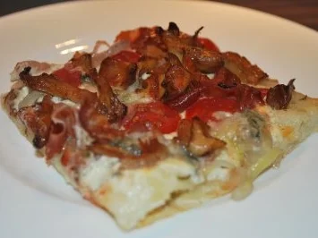 Pfifferling-Flammkuchen - Rezept - Bild Nr. 5