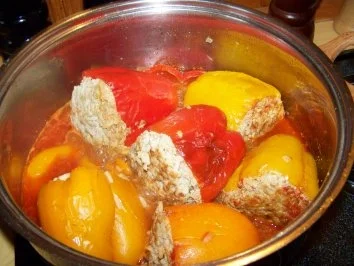Gefüllte Paprikaschoten - Rezept
