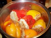 Rezept: Gefüllte Paprikaschoten Gefüllte Paprikaschoten - Rezept