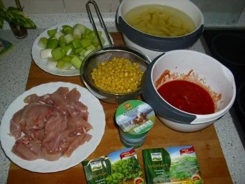 Rezept: Geflügel-Pfanne mit Kräuterrahm Bild Nr. 2 Geflügel-Pfanne mit Kräuterrahm - Rezept - Bild Nr. 2