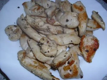 Rezept: Geflügel-Pfanne mit Kräuterrahm Bild Nr. 4 Geflügel-Pfanne mit Kräuterrahm - Rezept - Bild Nr. 4