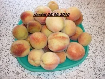 Rezept: Pfirsich-Himbeer-Nektarinen-Marmelade Pfirsich-Himbeer-Nektarinen-Marmelade - Rezept